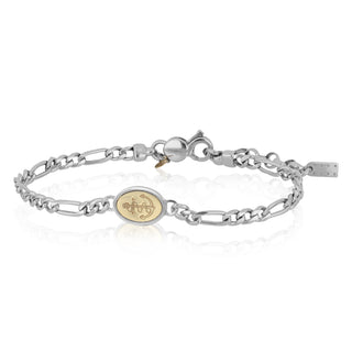 Bracciale a catena uomo con ancora in oro - Jacob