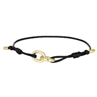 Bracciale anelli in oro - Twins