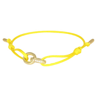 Bracciale anelli in oro e diamanti - Twins
