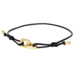 Bracciale anelli ottogonali in oro - Duo