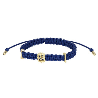 Bracciale con charm in oro e zaffiro - Edge