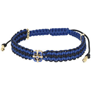 Bracciale con charm in oro, smalto e zaffiro - Forge