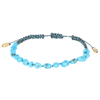 Bracciale dyneema con turchese e oro - Frame