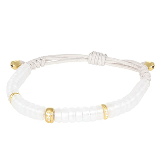 Bracciale in oro, diamanti e crystal pet - Echo