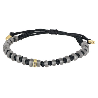 Bracciale in oro, diamanti neri e crystal pet - Bond