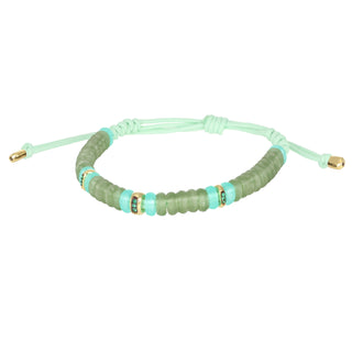 Bracciale in oro, smeraldi e crystal pet - Echo