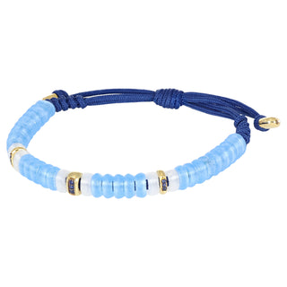 Bracciale in oro, zaffiri e crystal pet - Echo