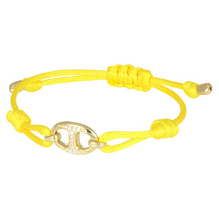 Bracciale maglia marina in oro e diamanti - Delta