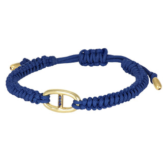 Bracciale maglia marina in oro e zaffiri - Lynx
