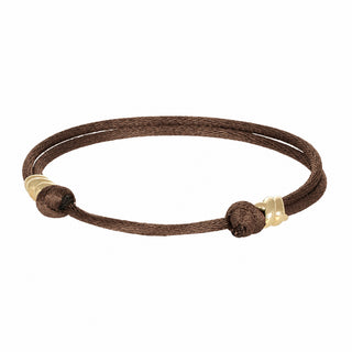Bracciale nodi laterali in oro - Loop