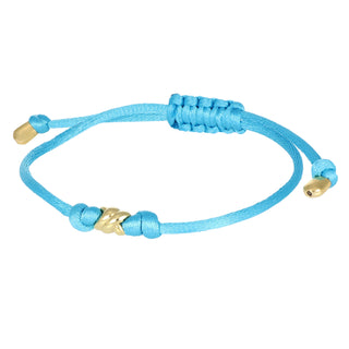Bracciale nodo centrale in oro - Slate