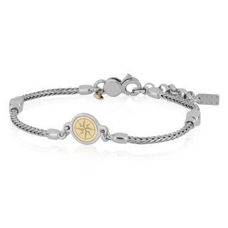 Bracciale uomo rosa dei venti oro 9 ct - Daniel