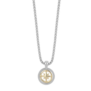 Collana rosa dei venti in oro 9 kt - Oliver